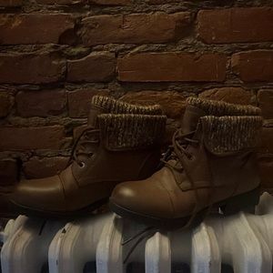 Cozy brown boots
